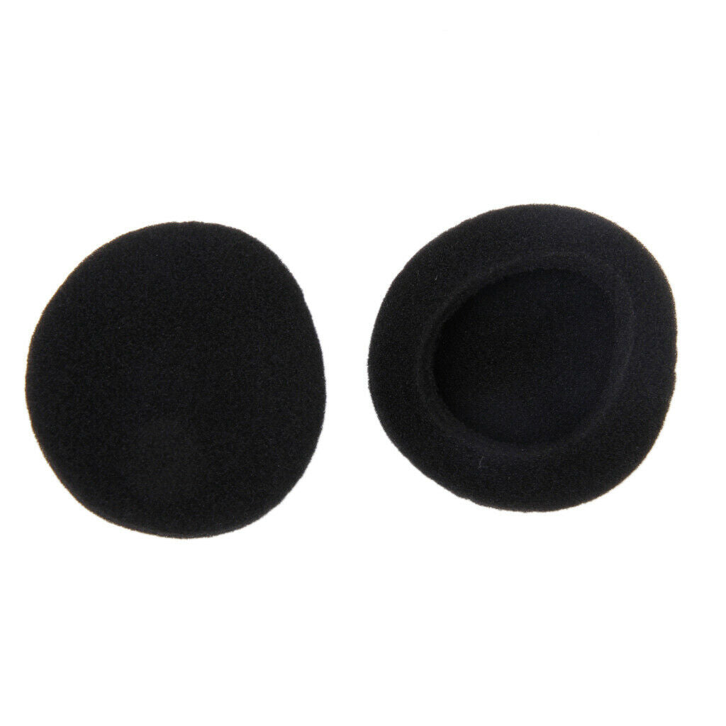 Soft Elastic Sponge Earbuds Covers Earphones Ear Pad Dustproof 55mm Black