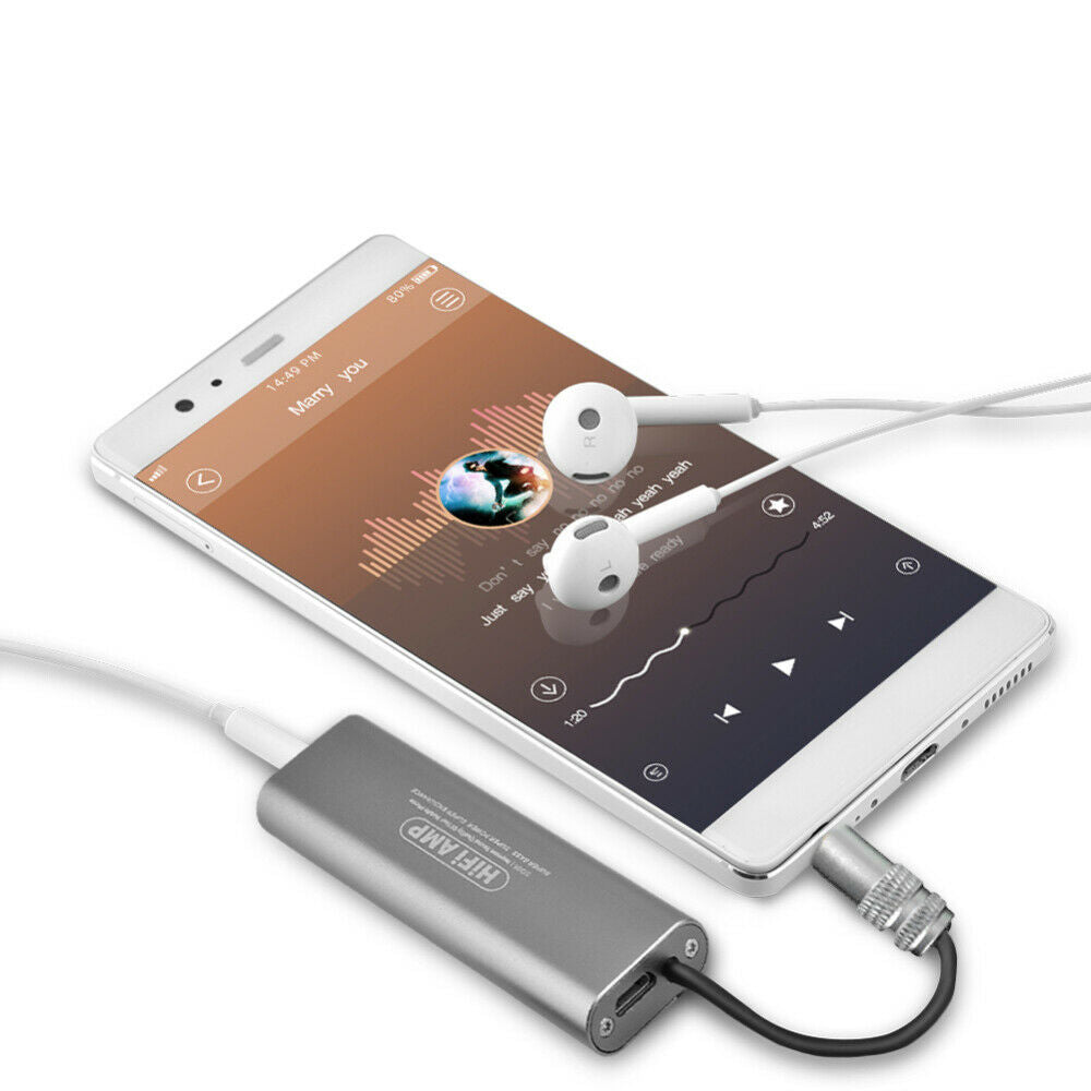 Mini HIFI Headphone Amplifier Stereo Earphone AMP for Phone Car Speaker