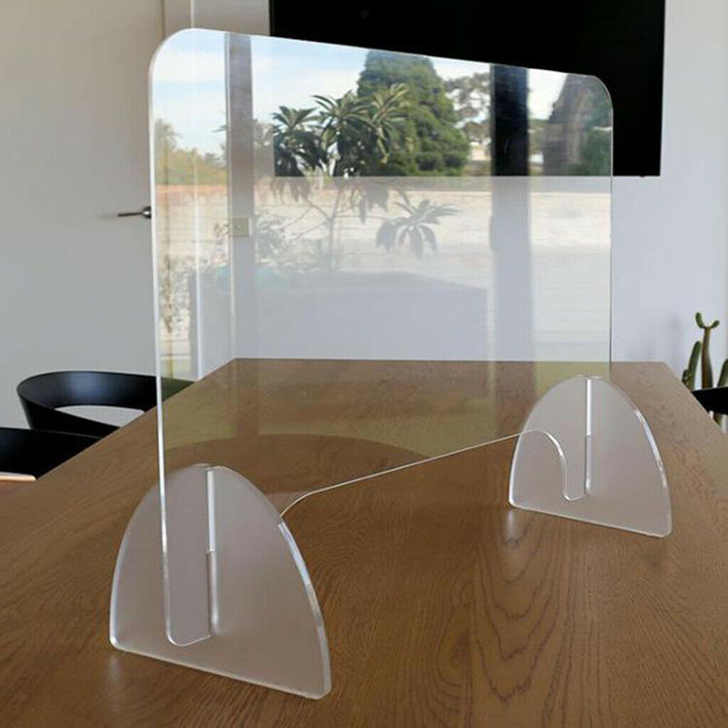 Nail Salon SNEEZE GUARD Acrylic Barrier Desktop Countertop Shield Screen