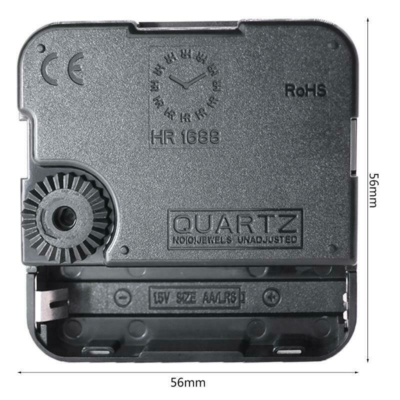 High Torque Long Shaft Silent Clock Movement Mechanism with 2 Clock Hands Repair