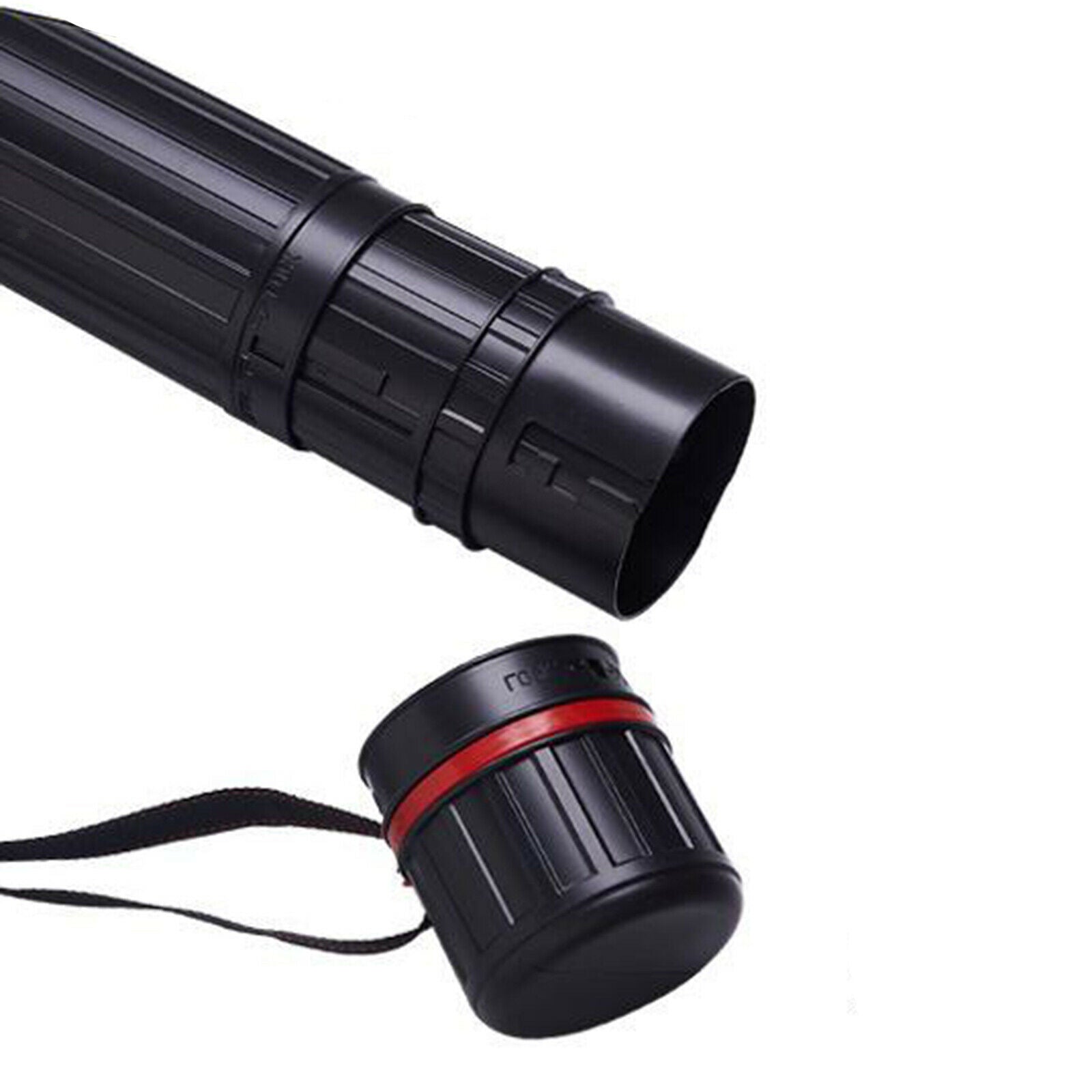 Plastic Telescoping Poster Document Storage Tube Holder Box 30" to 53"