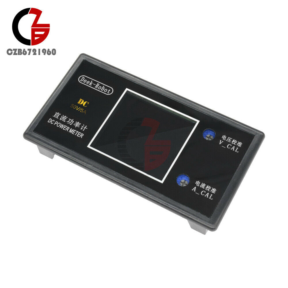 DC 50V 5A 250W Digital LCD Voltmeter Wattmeter Voltage Current Power Detector