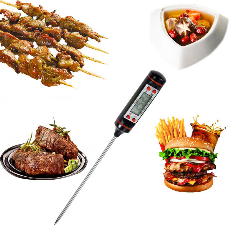 Mini Digital Cooking Food Thermometer Sensor Probe Kitchen Tools for Meat BBQ