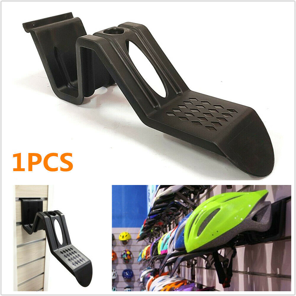 Bicycle Motorcycle Helmet Display Stand Wall Hanging Tray Holder NoDrilling Hook