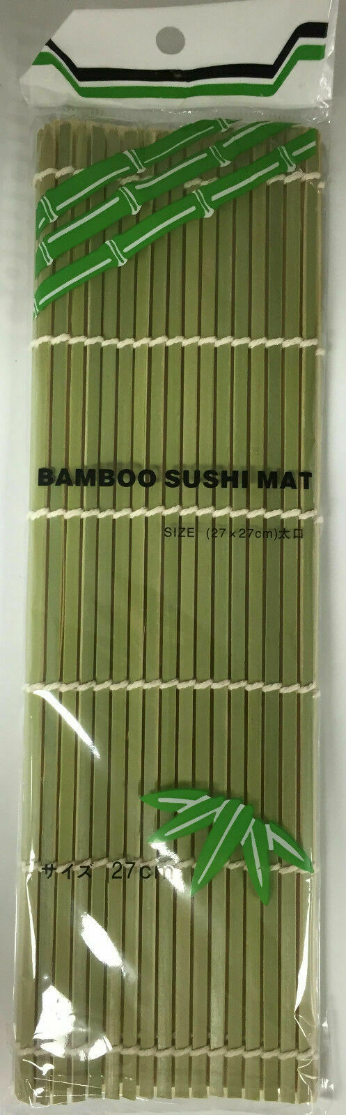 Natural Bamboo Sushi Mat Sushi Roller 27cmx27cm