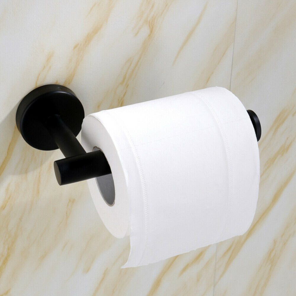 Toilet Paper Holder Stainless Steel Wall Mounted Bathroom Tissue Roll Holder