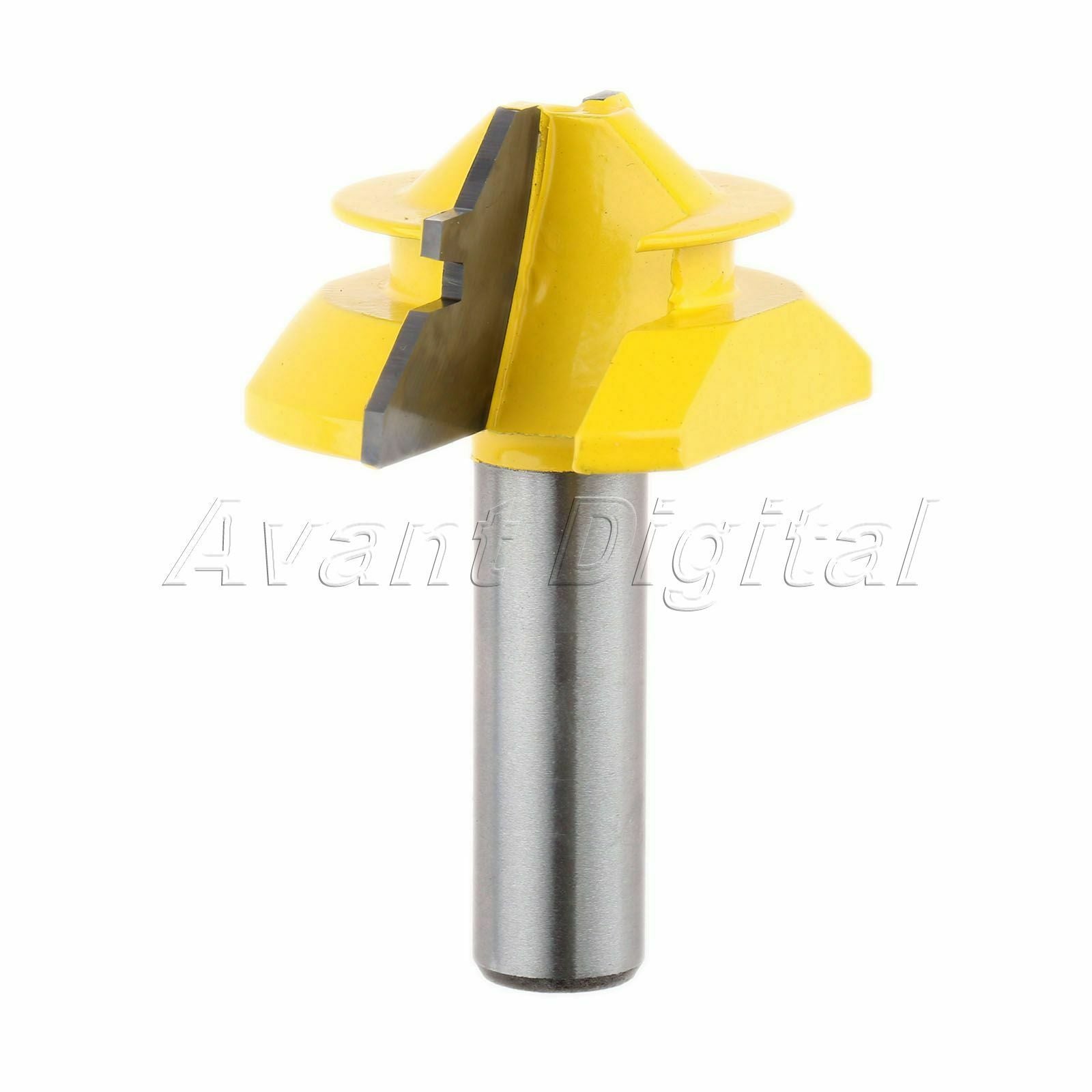 1/2 Inch Router Bit Lock Miter Cutter Chamfer & Bevel 45 Degree Woodworking Tool