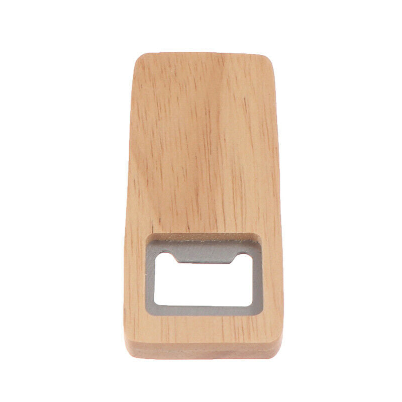 Bottle Opener Simple Jar Bottle Wrench Wood Square-shaped Can Opener Kitc.l8