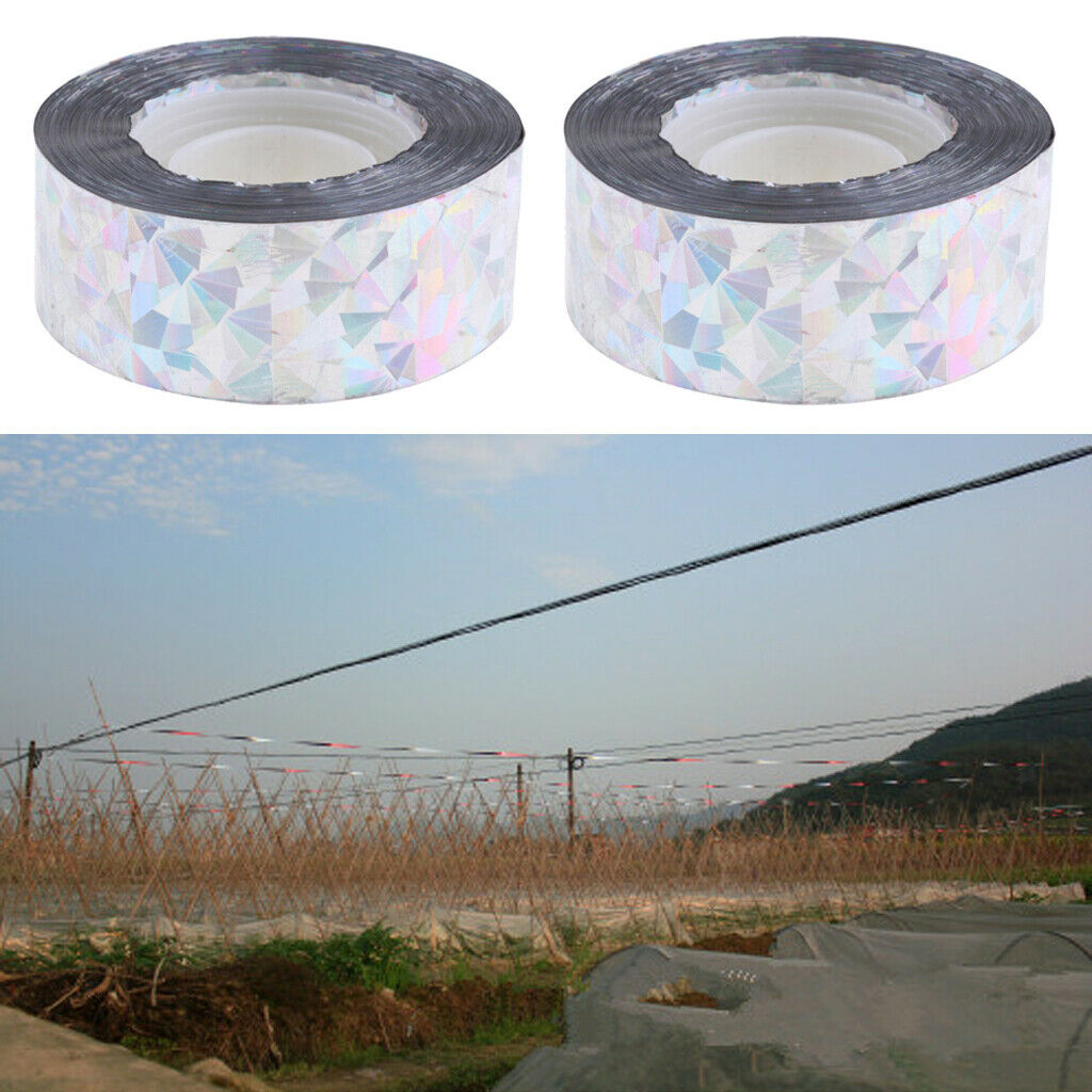 2 Pieces Bird Deterrent Tape Pigeon