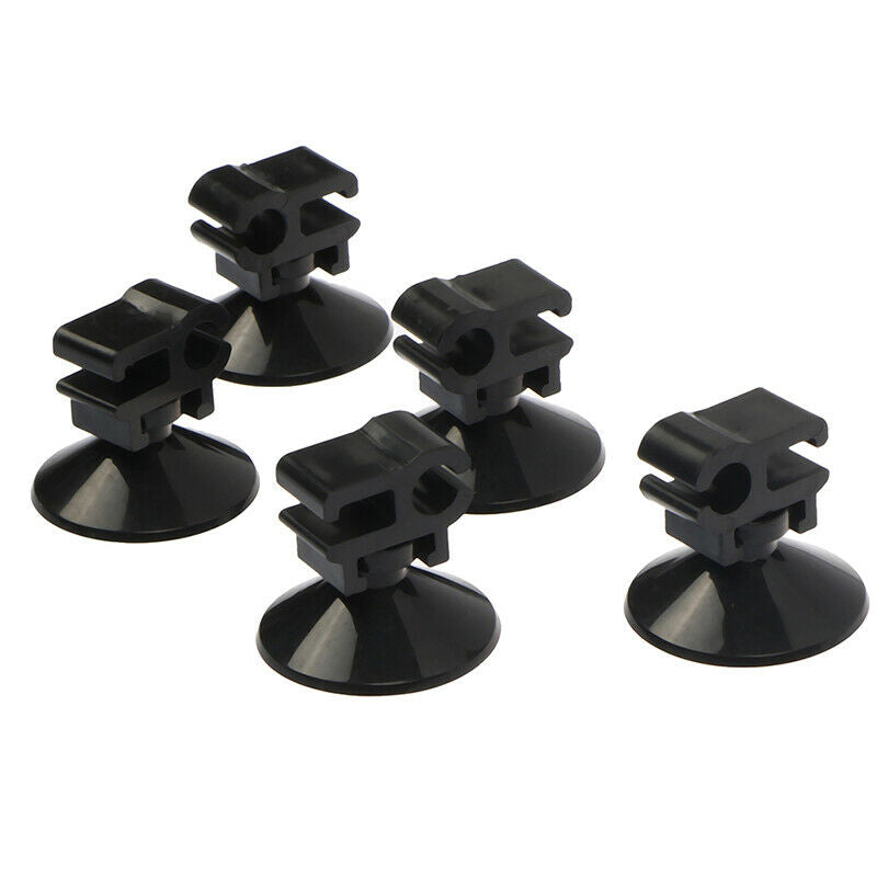 5PCs Aquarium Suction Cup Clip Tube Buckle Fish Tank Wire Hose Pump Suck.l8