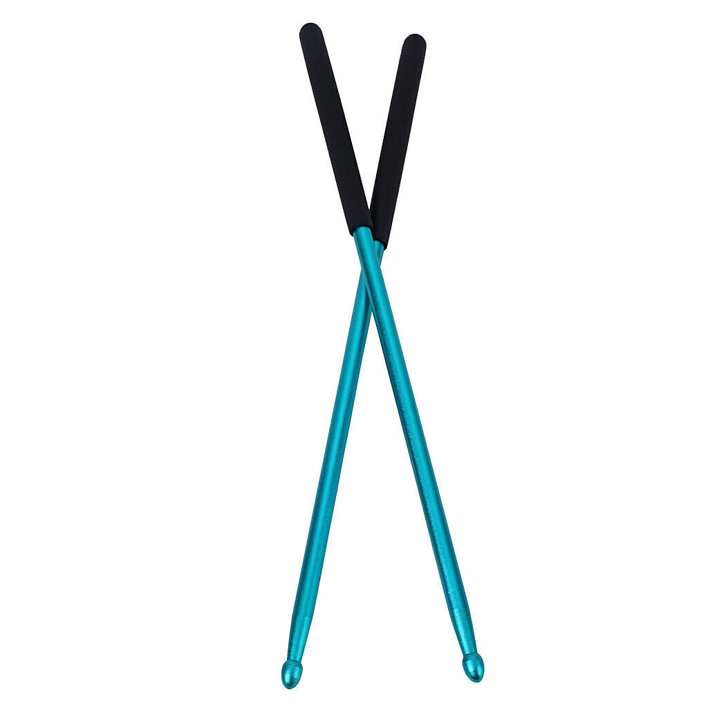 Pack of 2 5A Drum Set Mallets Rods Drumstic Great Balance 405mm Blue