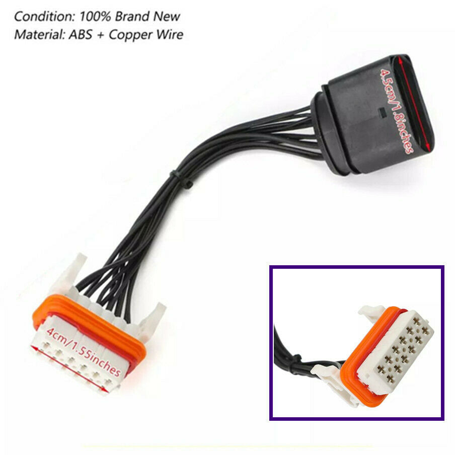 1 x Headlight Wiring Harness Xenon Front Headlight Wiring Harness Adapter