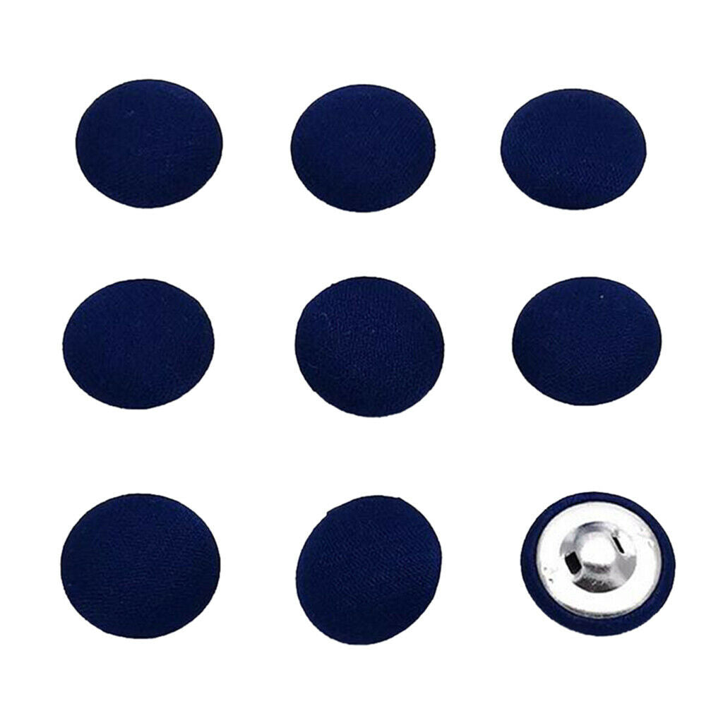 Round Fabric Covered Buttons Scrapbook DIY Crafts Costume Bag Clothing