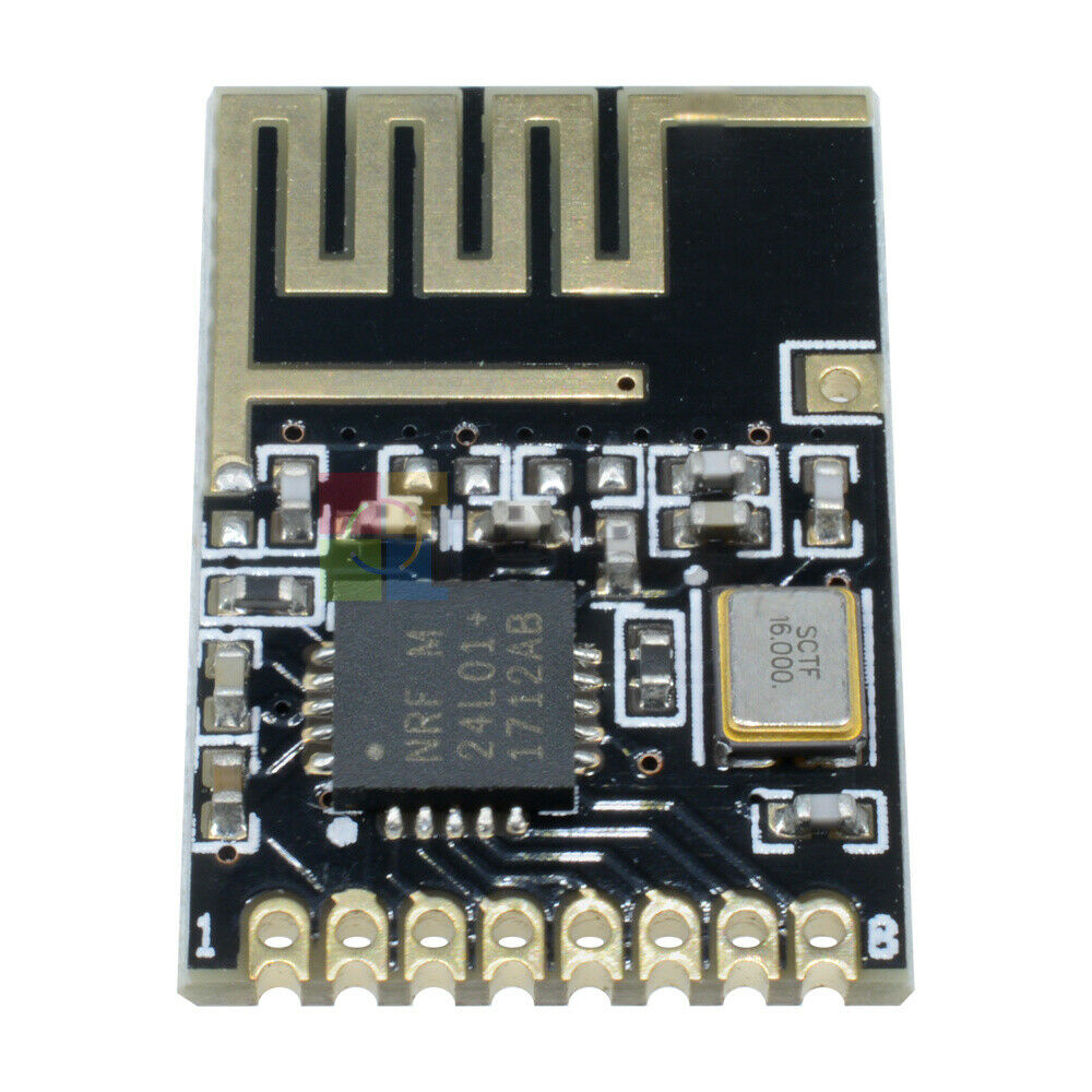 5x Mini NRF24L01+ SMD 1.27MM RF Wireless Transceiver Module Small Size F Andrino
