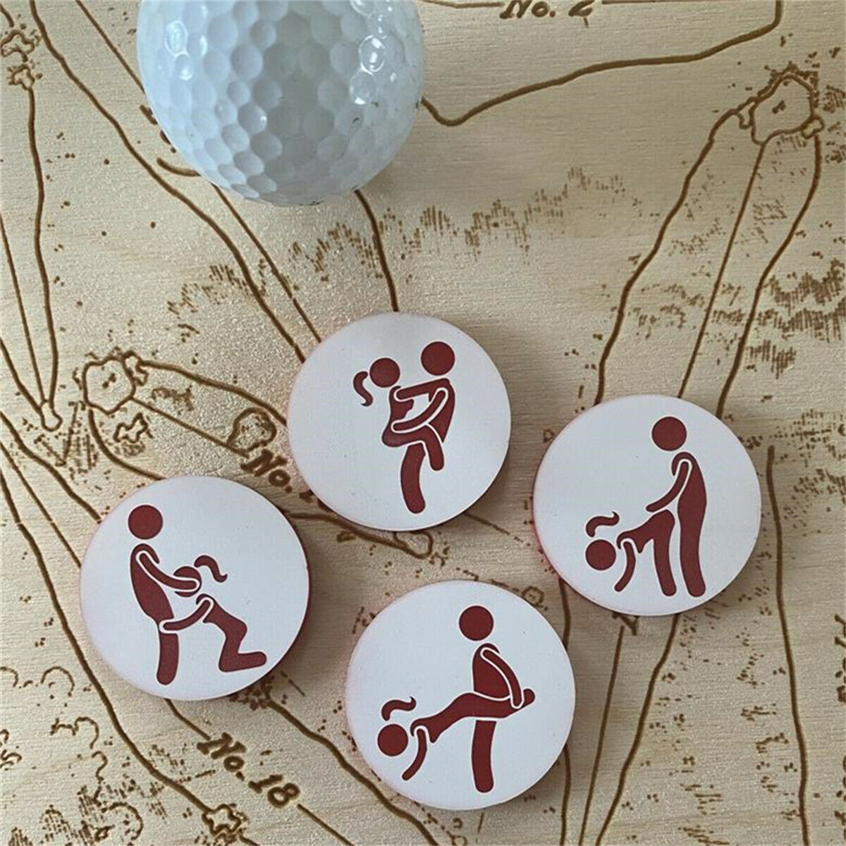 Funny Liner Marker Golf Ball Marker Models Ball Line Template Alignment Tools