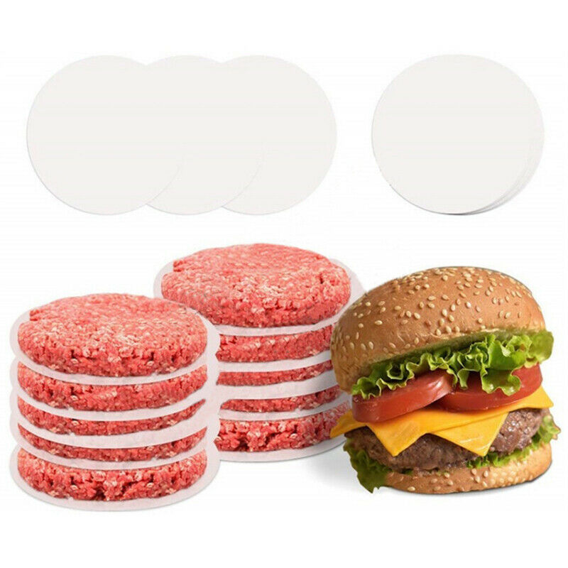 Baking Paper Liner BBQ Oven Patty Hamburger Paper Cake Non-Stick Baking T.l8