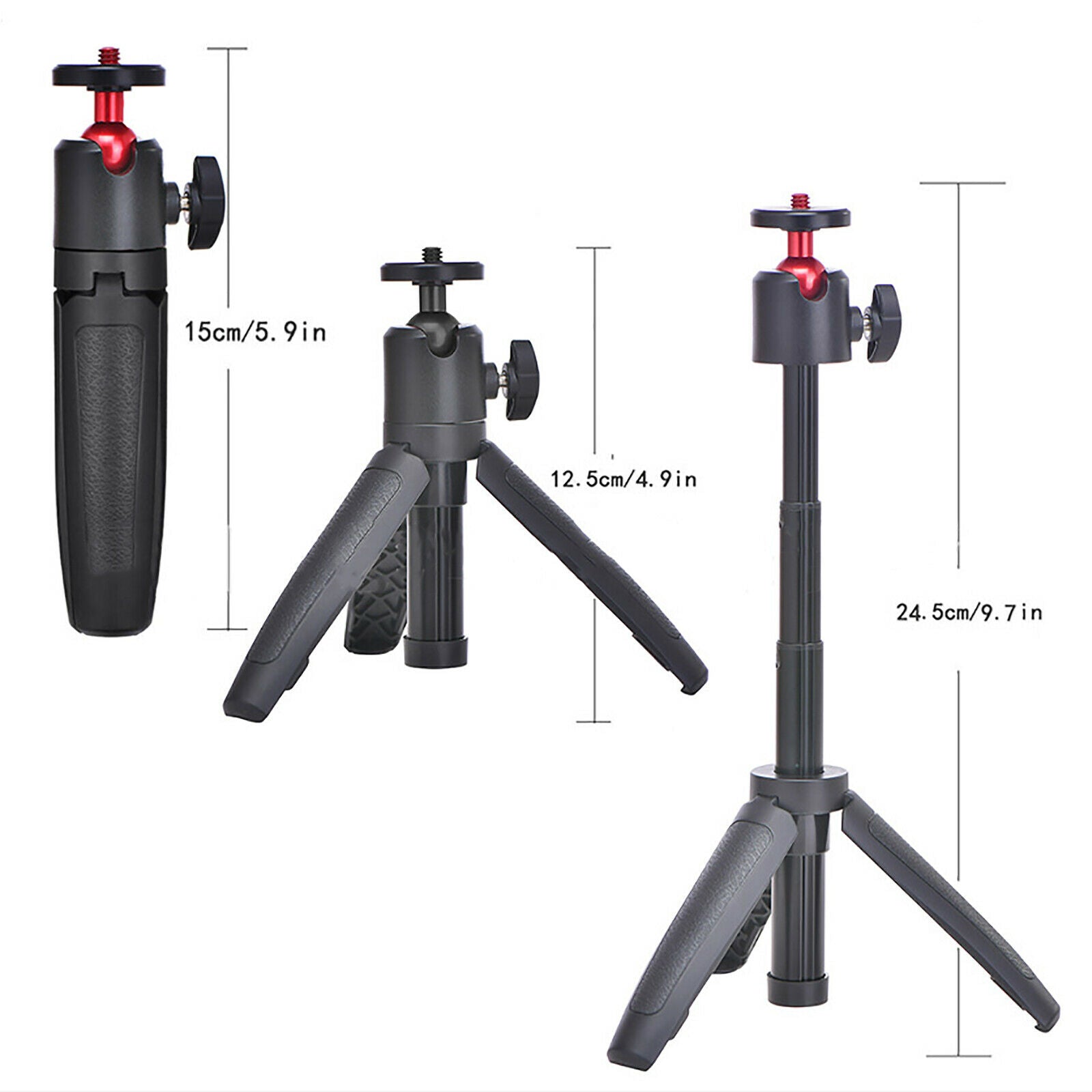 For GoPro Hero 8 Black OSMO Action Sport Camera Mini Selfie Stick Tripod Kits