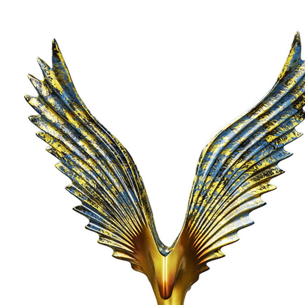Abstract Eagle Wings Statue Fengshui Bedroom Hotel Decorative Ornaments