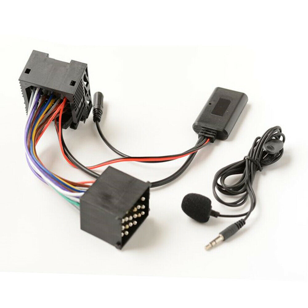 Radio Bluetooth AUX IN Cable Adapter w/ Microphone For BMW E46 3 Series CD 2002+