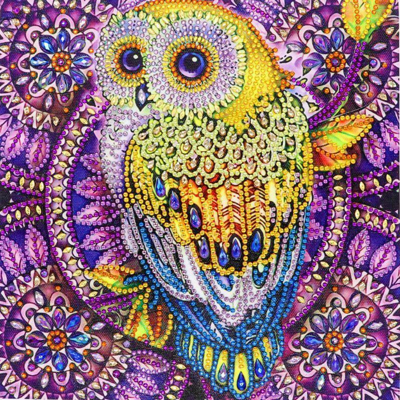 Lovely Owl 5D Special Diamond Painting Embroidery DIY  Crystal Cross Stitch Kit