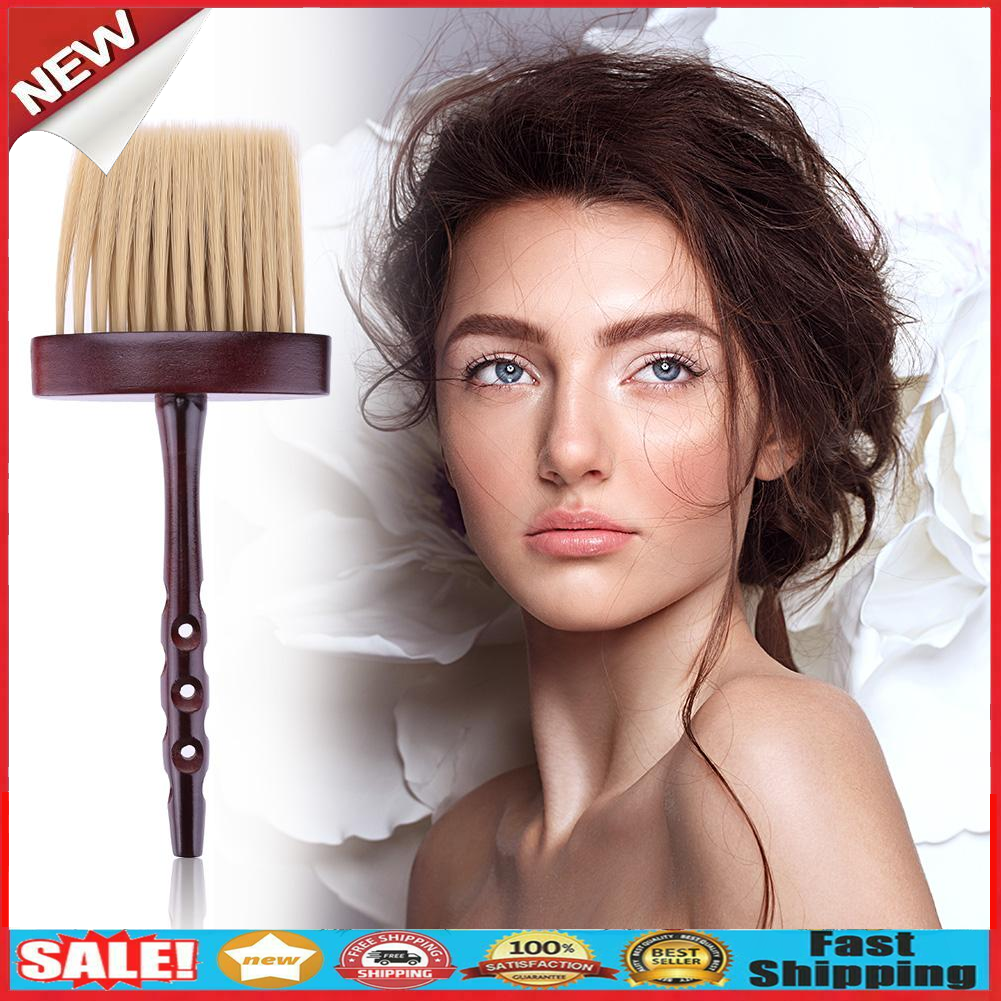 Hairdressing Neck Brush Barber Cleaning Hairbrush Salon Hair Sweep Brush @