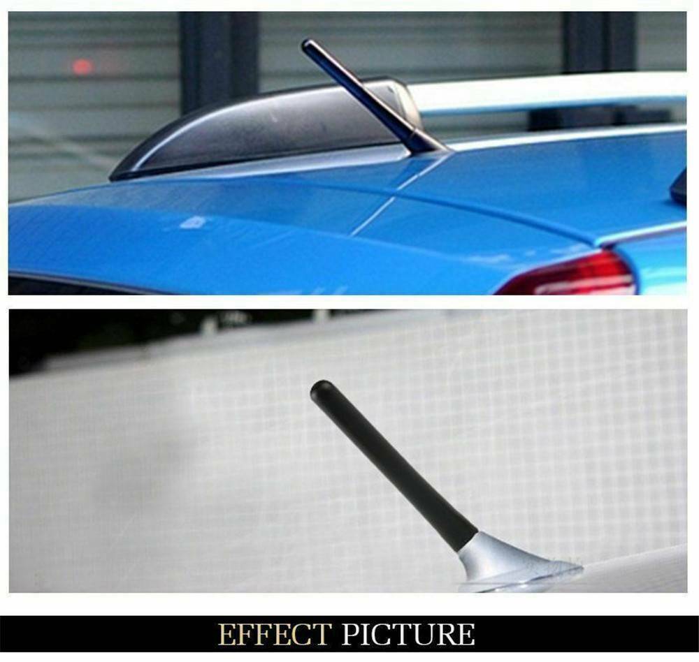 Universal Short Stubby Car Antenna AM/FM Radio Aerial Mast Screw Type Sets