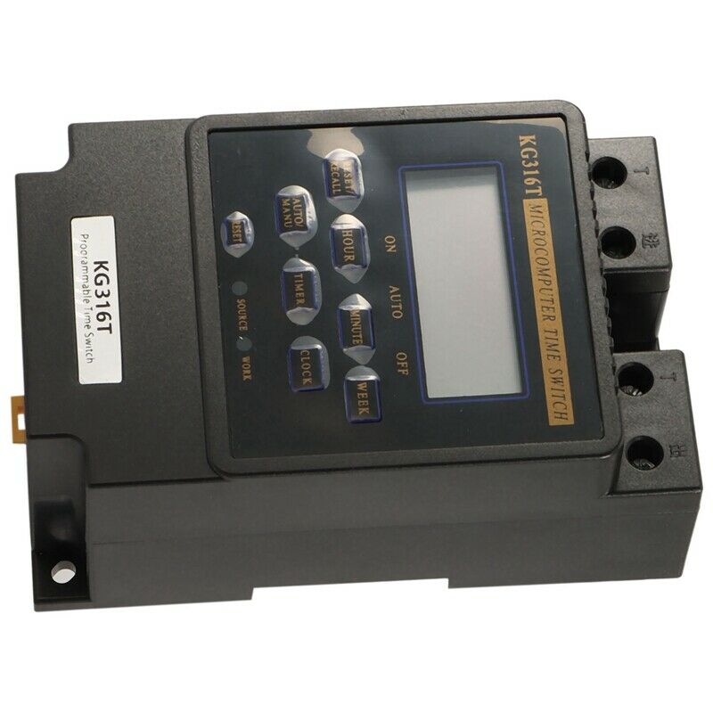 KG316T 25A Intelligent Microcomputer Programmable Electronic Timer Time SwitL3U6