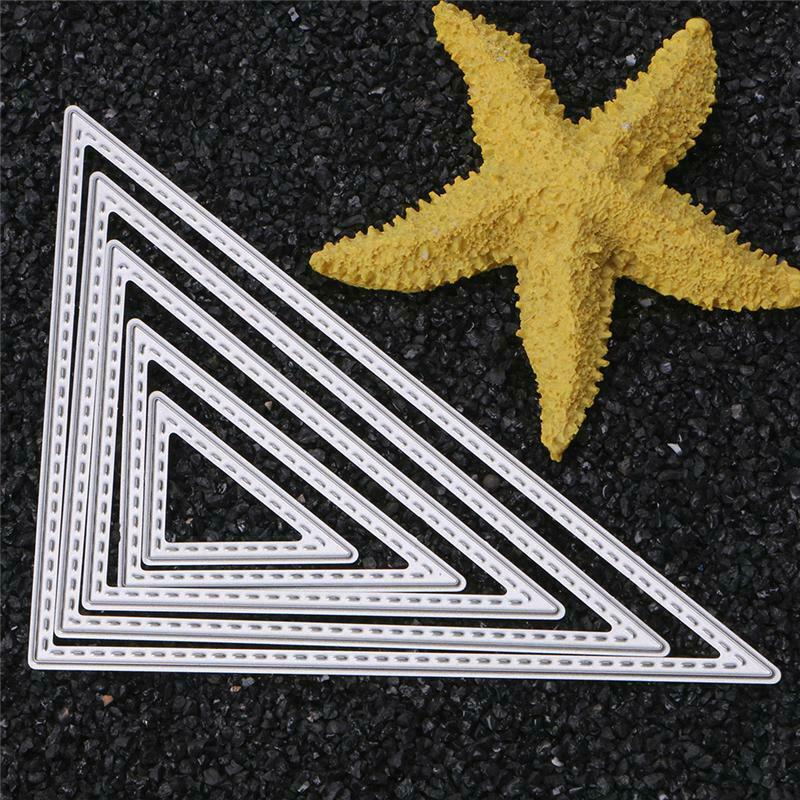 Triangle Cutting Dies Stencils Scrapbook Album Embossing Card DIY Craft Decor