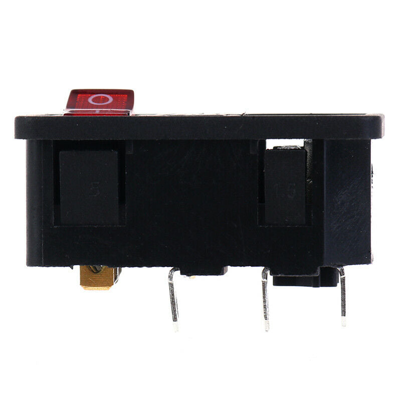 Inlet Male Power Socket With Fuse Switch 10A 250V 3 Pin IEC320 C14 .l8