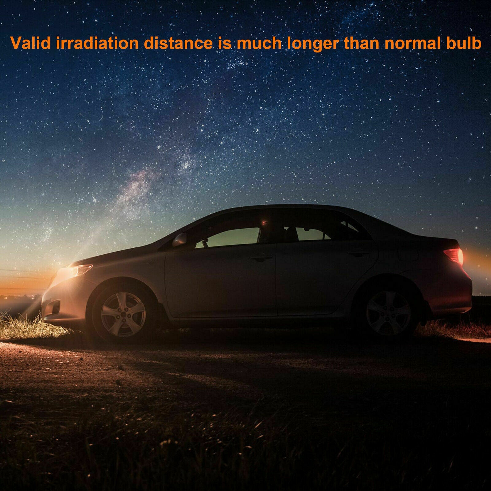 4X Amber/White 6LED Car Truck Emergency Beacon Warning Hazard Flash Strobe Light