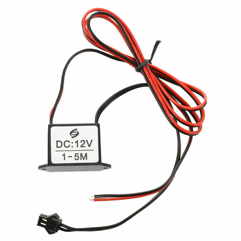 red-black cable DC 12V EL wire neon glow strip light driver unit inverter A1G8G8