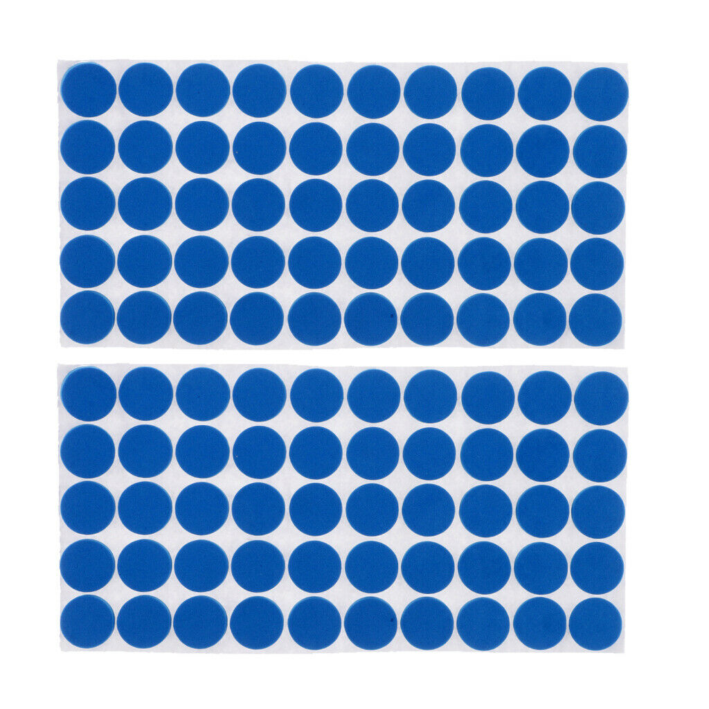 100 Pieces Furniture Pads Self-Adhesive Non-slip Floor Wall Protectors Blue