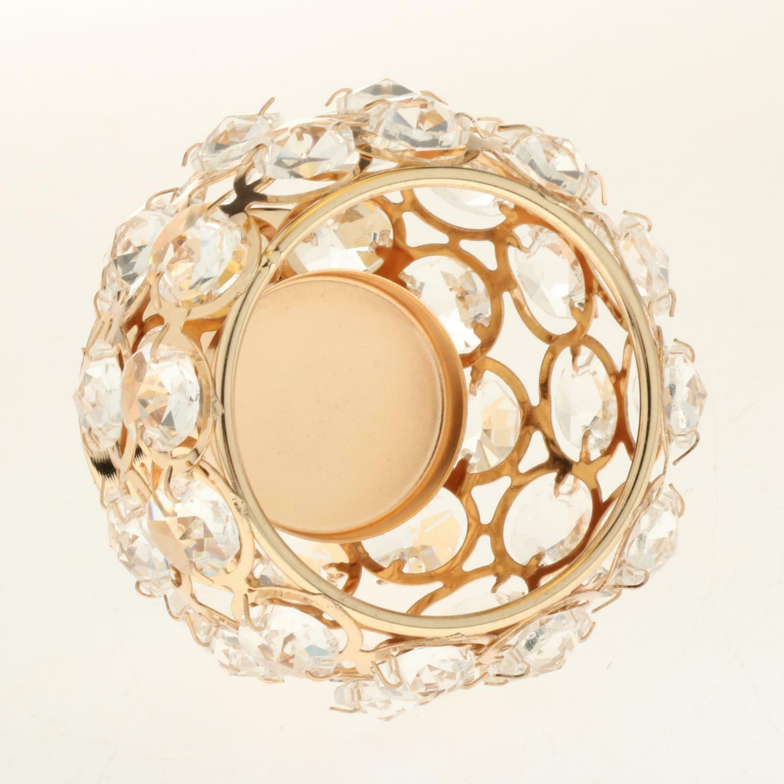 Crystal Candle Holder Tealight Candlestick Centerpiece Wedding Banquet Decor