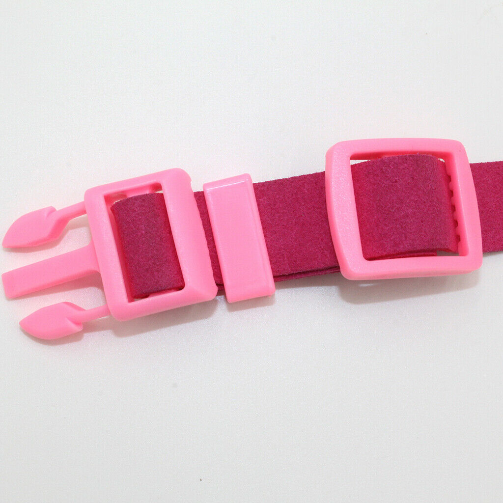 HP052 Adjustable Pet Dog Vest Harness Puppy Leash Training Collar Rose Red-M