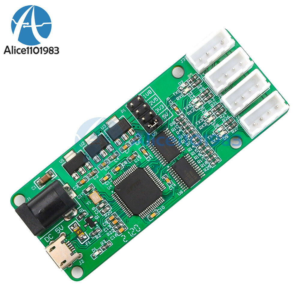 2PCS LC-FT4232-4TTL USB to 4 Channel TTL UART Serial Port Module 1.8/2.5/3.3V