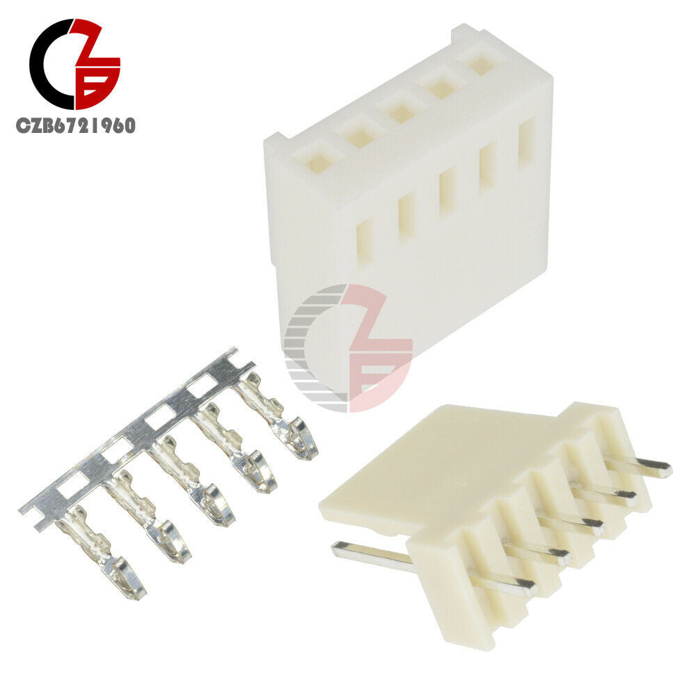 50Pcs KF2510-5P 2.54mm Pitch Pin Header +10 Terminal + 10 Housing Connector Kits
