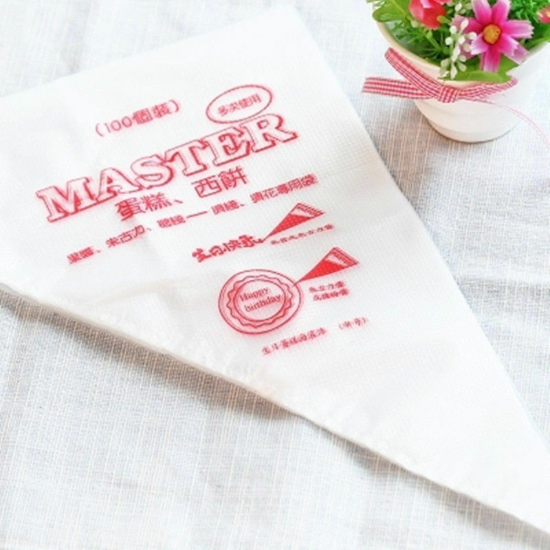 100pcs Fondant Cake Cupcake Pastry Decorating Icing Piping Bag Nozzles Tips Bags
