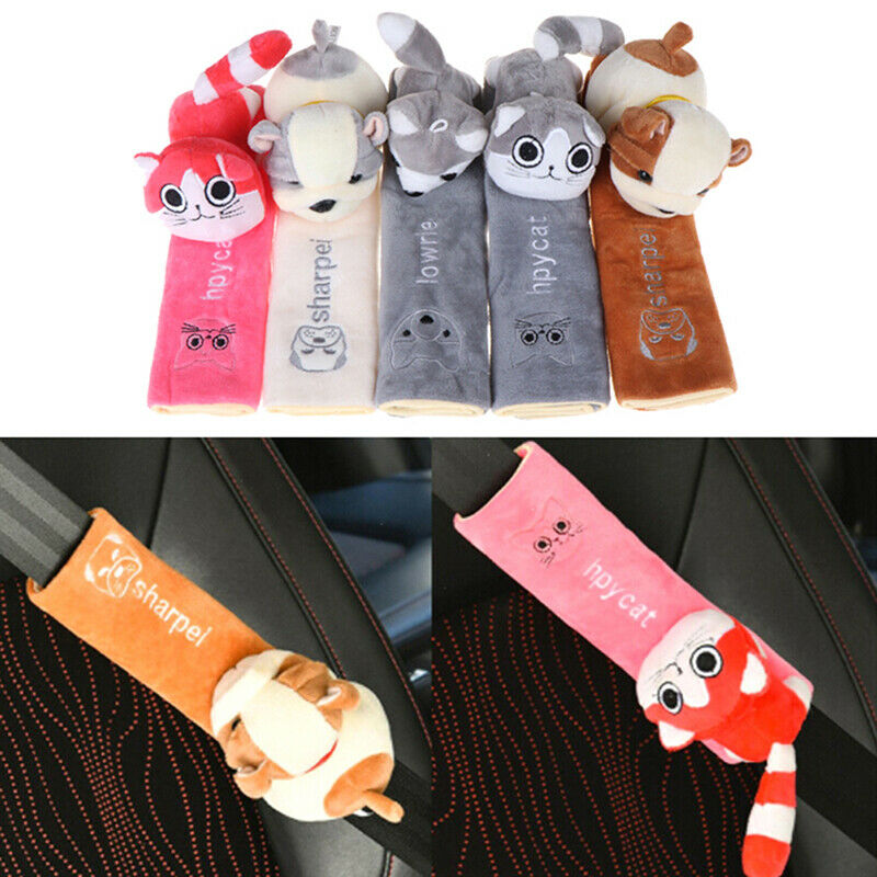 1 Pcs Cartoon Car Seat Belt Shoulder Safety Pads Cover Comfortable Cush M.l8