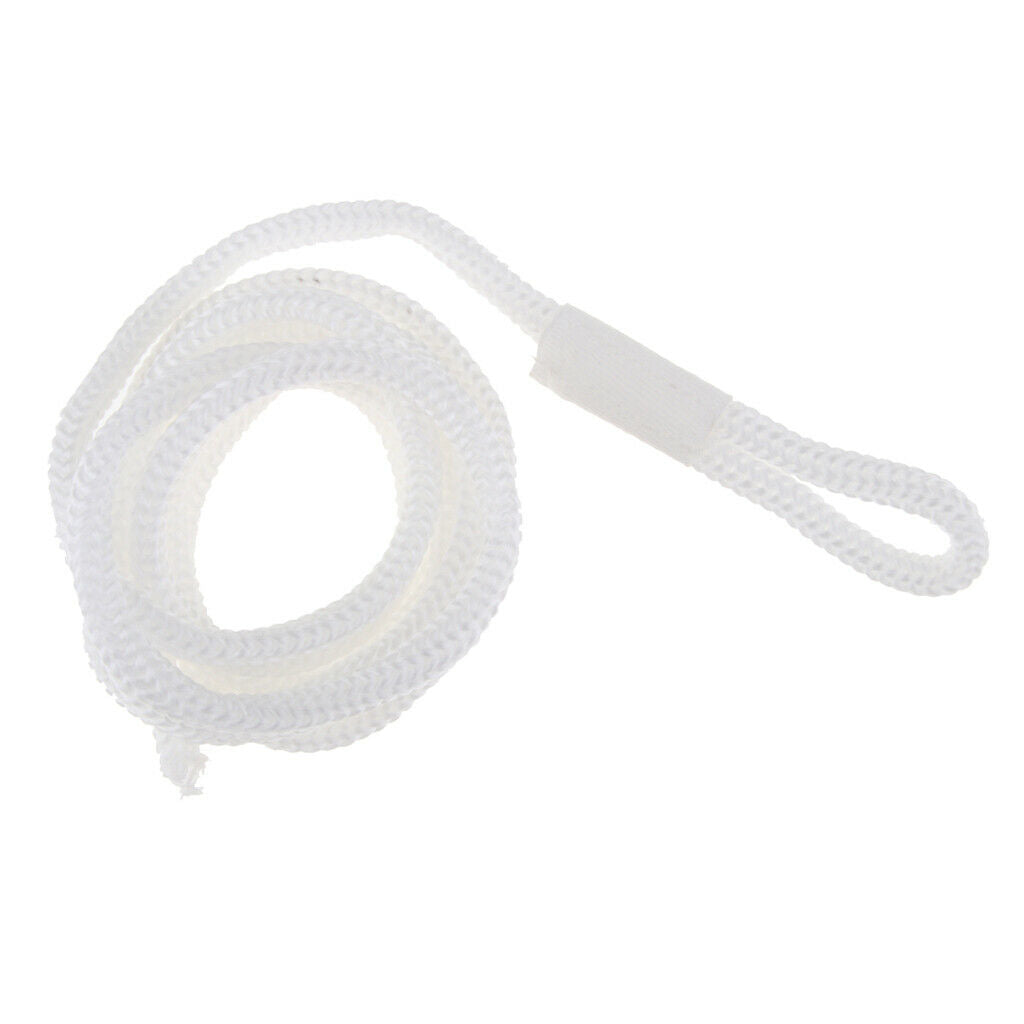 White Double Braid 1/4 INCH X 5 FT Boat BUMPER FENDER LINES Marine Docking Rope