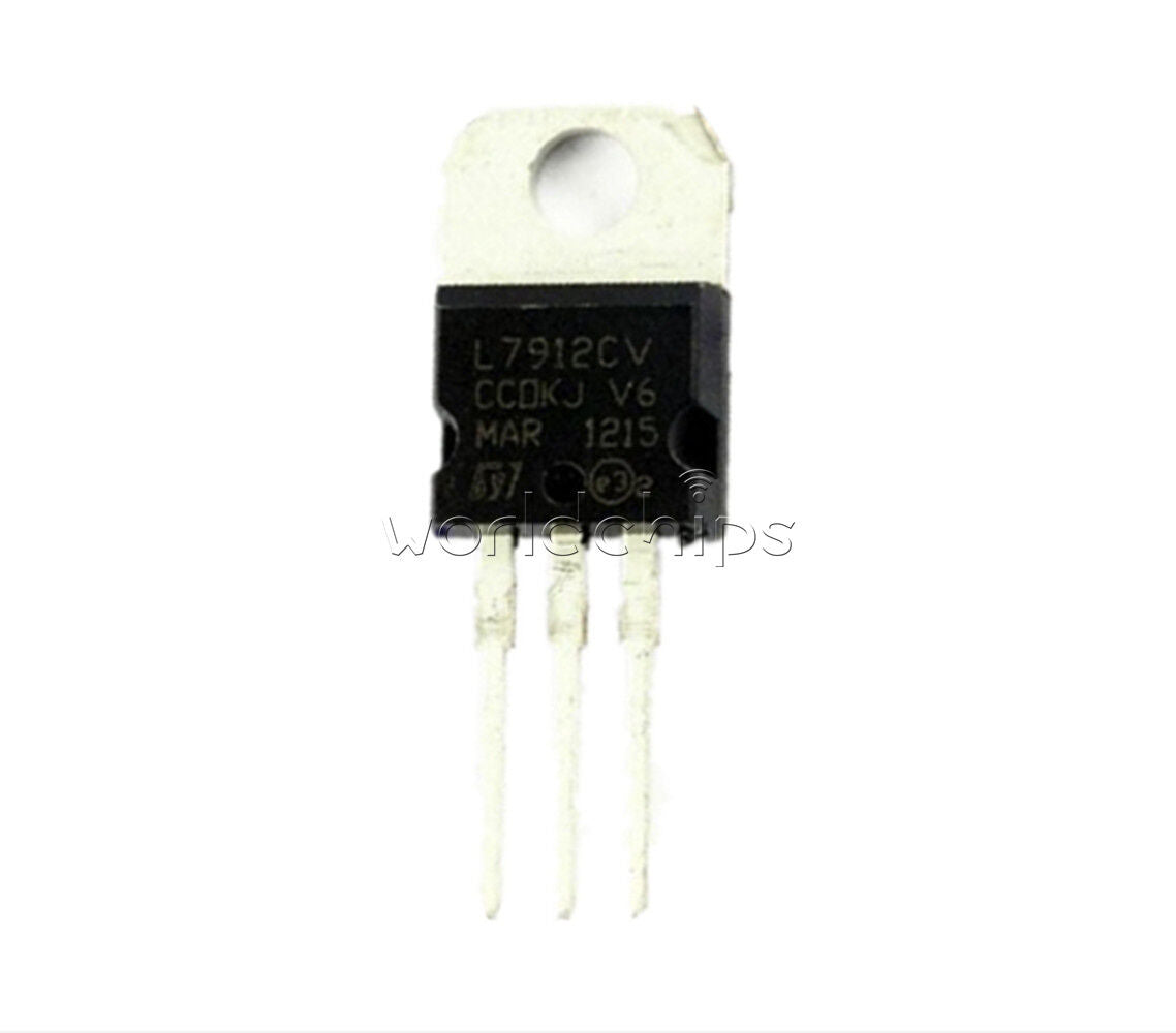 10PCS L7912CV L7912 7912 TO-220 ST Voltage Regulator 12V ST IC