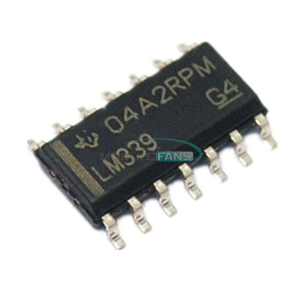 10PCS IC LM339 SOP-14 LM339 339 SOP14 TI POWER QUAD VOLTAGE COMPARATORS