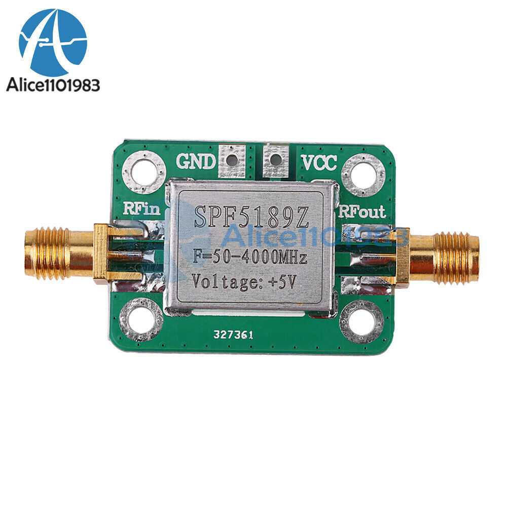2PCS LNA 50-4000MHz RF Low Noise SPF5189 NF = 0.6dB Amplifier Signal Receiver