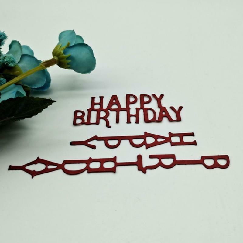 Birthday Card DIY Crafts Card Making Embossing Stencil for Album Paper Card