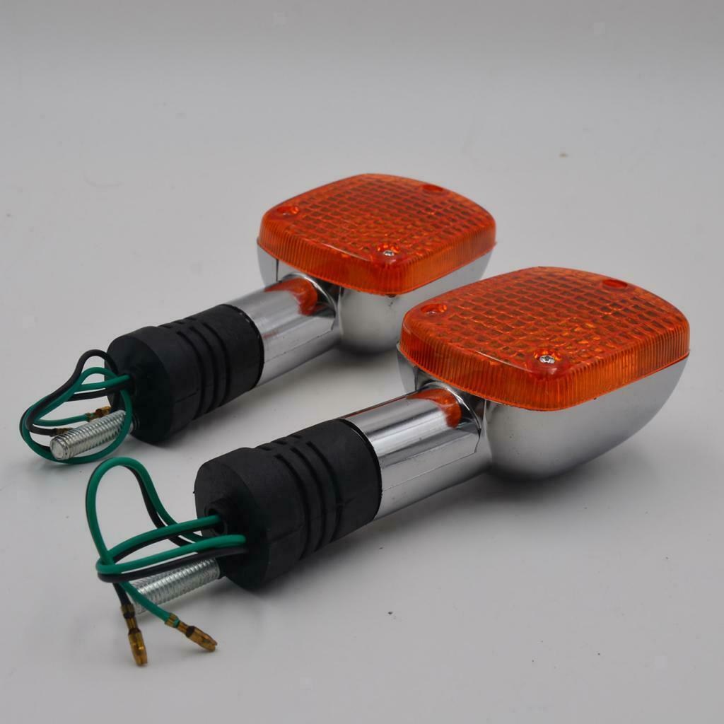 2x Motorbike Turn Signals Blinker Light Indicator For STEED VLX400 VLX600