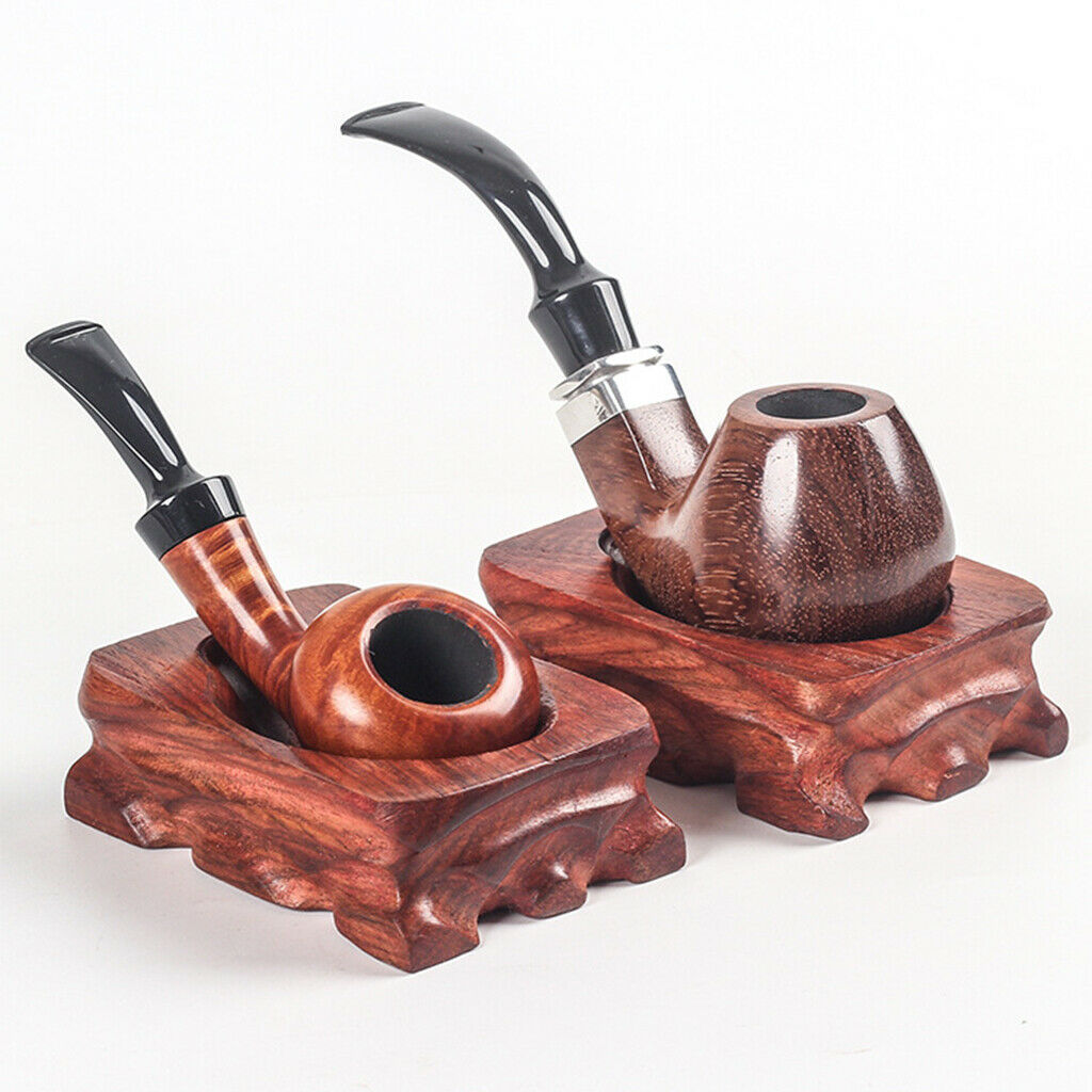 Natural Wooden Handmade Tobacco Pipe Rack Pipe Stand Stand Accessory Office