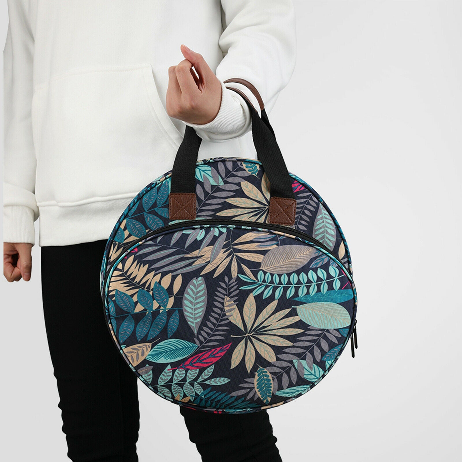 Embroidery Project Storage Bag DIY Cross Stitch Embroidery Hoop Organizer