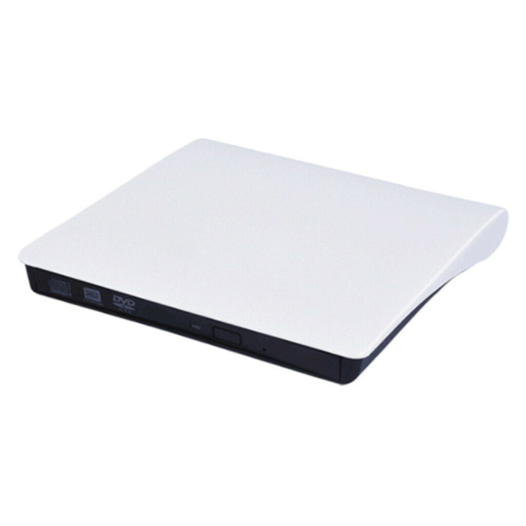 External DVD USB 3.0 Portable Burner Windows Drive Writer USB - White