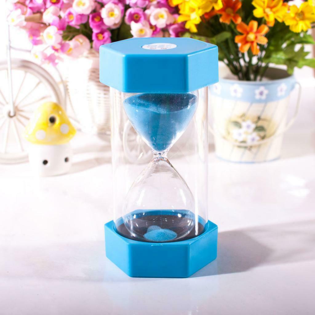 Plastic Hourglass Sand Timer Hourglass Sand Clock Timer 35 Minutes-Sky Blue