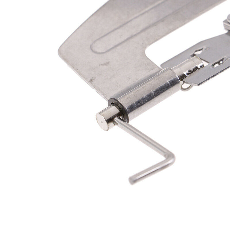 1Pc Stainless Steel Semi-automatic Fishing Hook Line Tier Tie Binding Suppl BDA