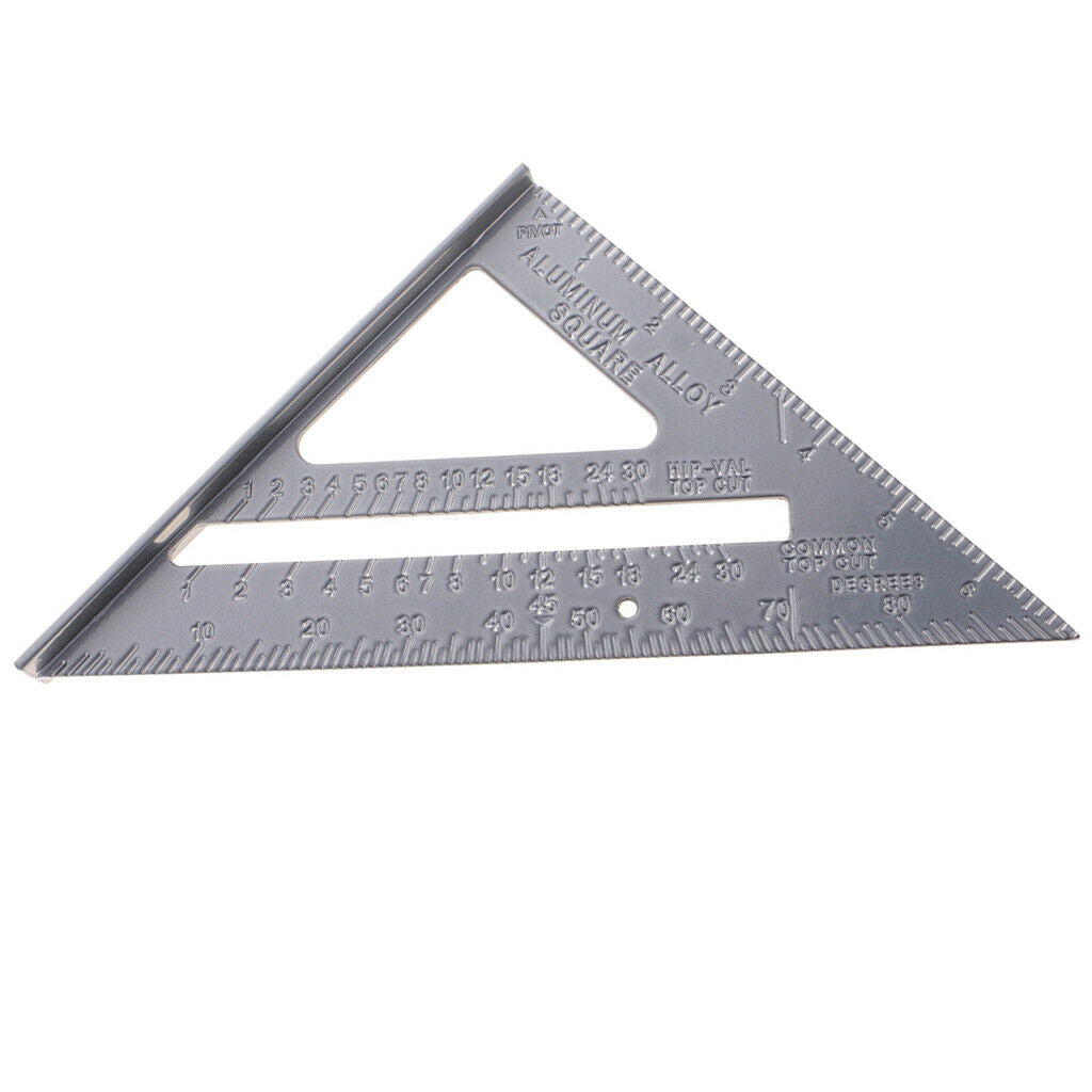 Stainless Steel DIY Metric Triangle Ruler 90 Degree Square Thick Triangular